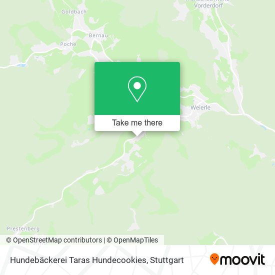 Hundebäckerei Taras Hundecookies map