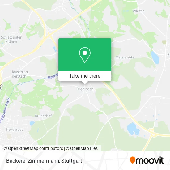 Карта Bäckerei Zimmermann