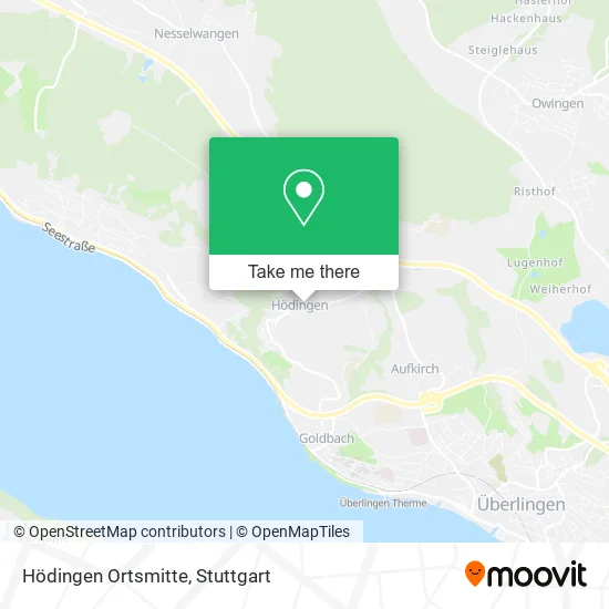 Карта Hödingen Ortsmitte