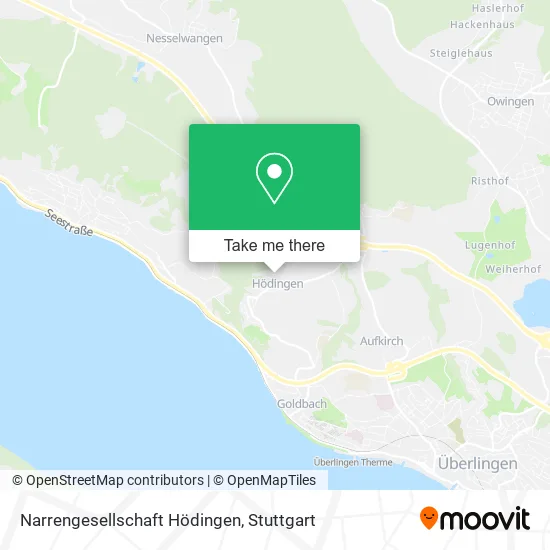 Карта Narrengesellschaft Hödingen