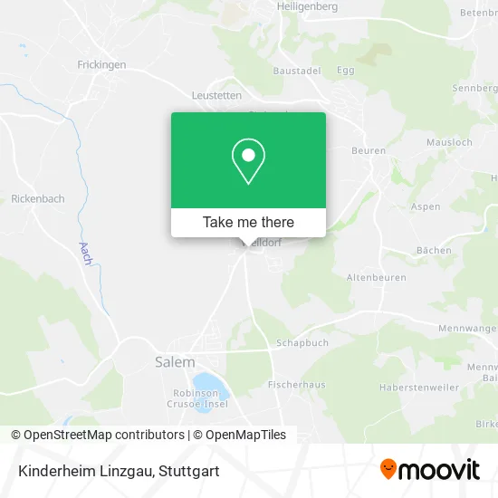 Карта Kinderheim Linzgau