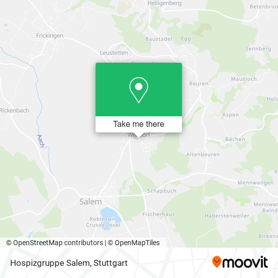 Hospizgruppe Salem map