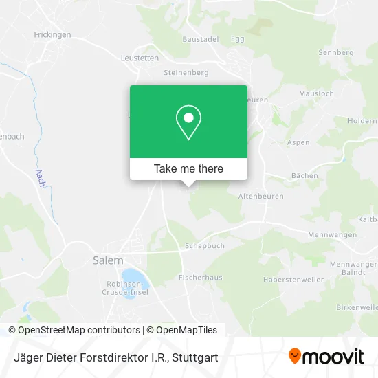 Карта Jäger Dieter Forstdirektor I.R.