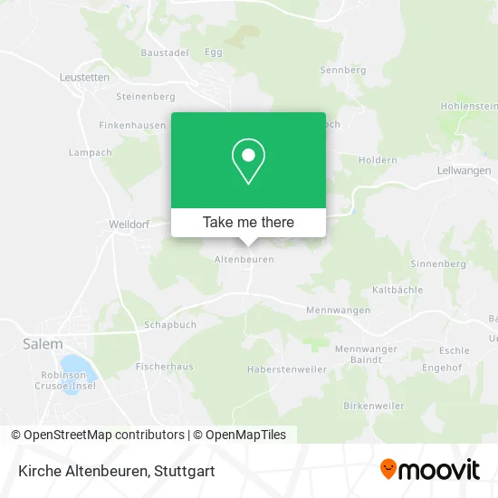 Карта Kirche Altenbeuren