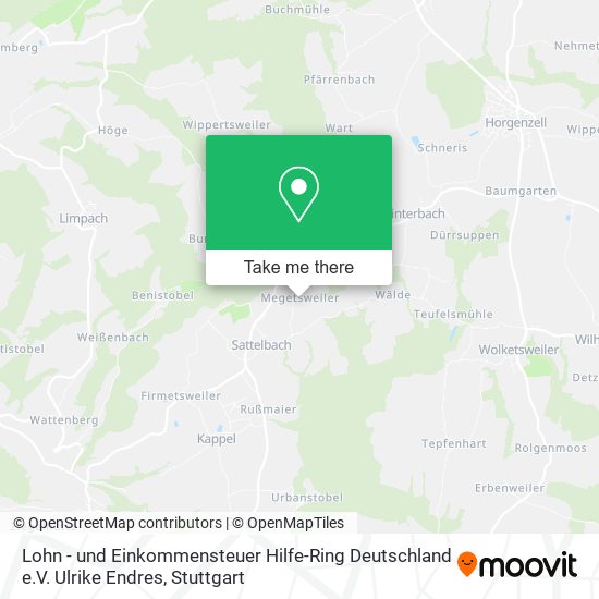 Lohn - und Einkommensteuer Hilfe-Ring Deutschland e.V. Ulrike Endres map