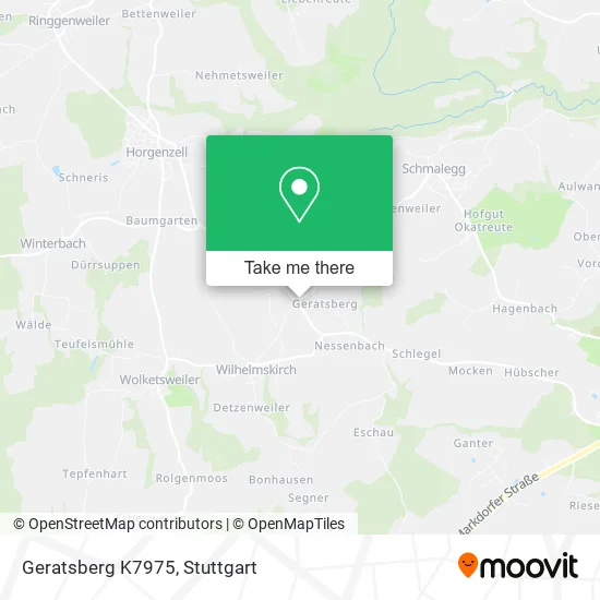 Карта Geratsberg K7975