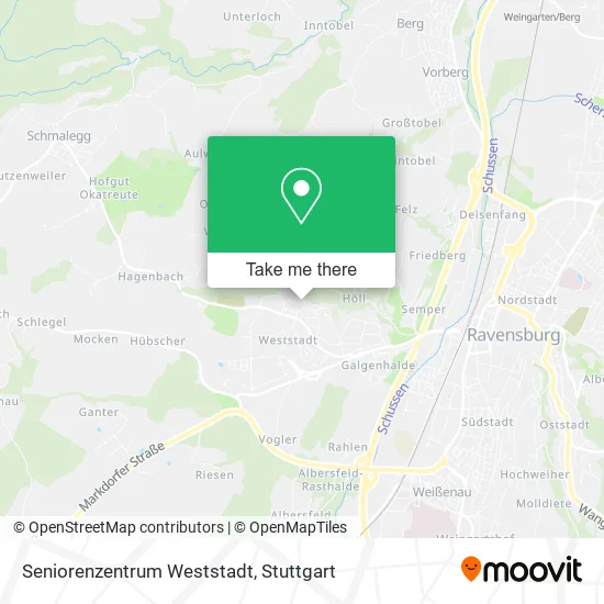 Карта Seniorenzentrum Weststadt