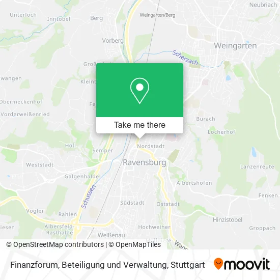 Карта Finanzforum, Beteiligung und Verwaltung