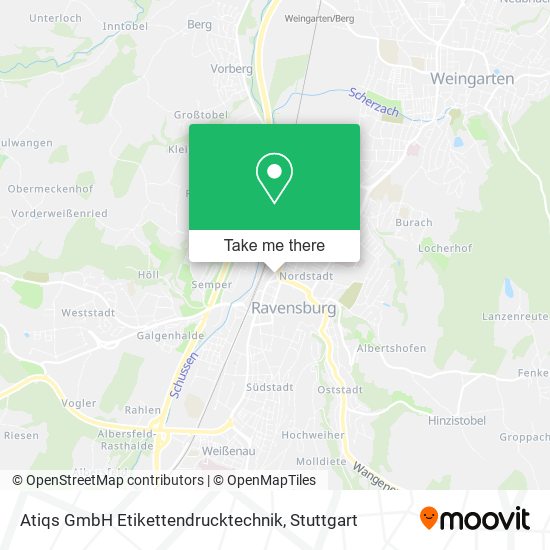 Карта Atiqs GmbH Etikettendrucktechnik