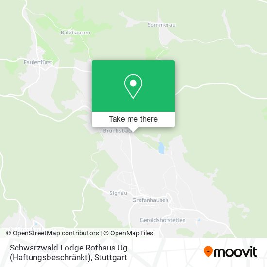 Schwarzwald Lodge Rothaus Ug (Haftungsbeschränkt) map