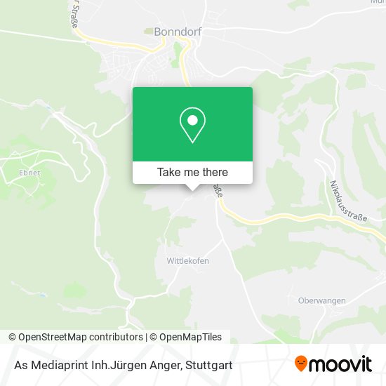 As Mediaprint Inh.Jürgen Anger map