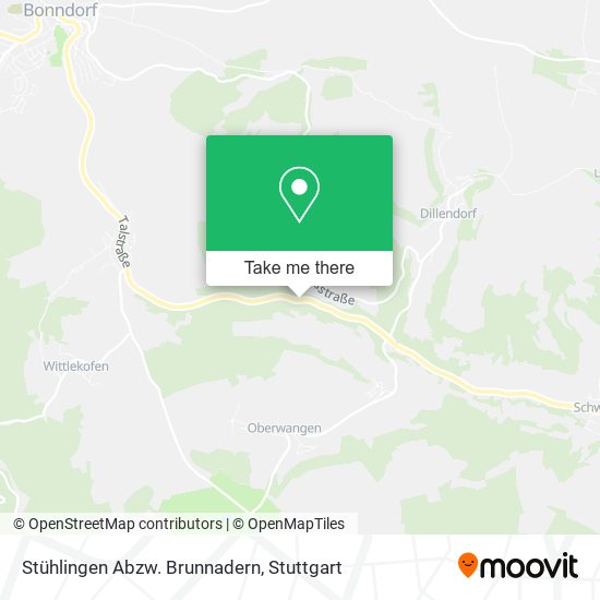 Stühlingen Abzw. Brunnadern map