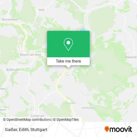 Карта Gaißer, Edith