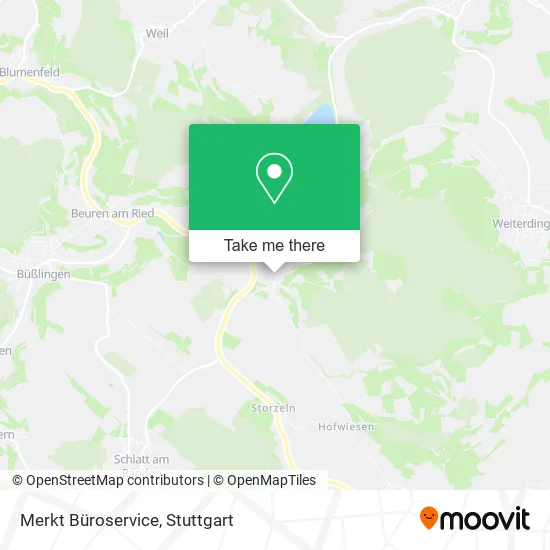 Карта Merkt Büroservice