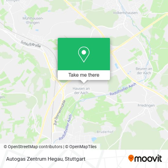 Autogas Zentrum Hegau map