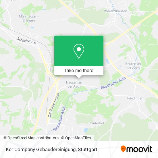Ker Company Gebäudereinigung map