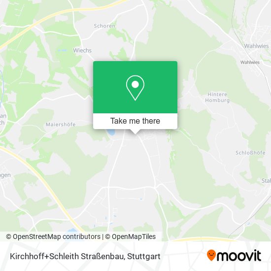 Kirchhoff+Schleith Straßenbau map