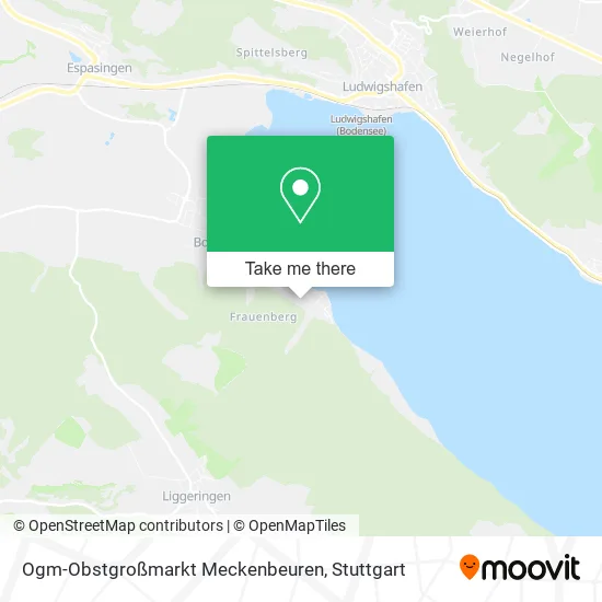 Карта Ogm-Obstgroßmarkt Meckenbeuren