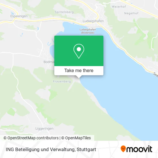 Карта ING Beteiligung und Verwaltung