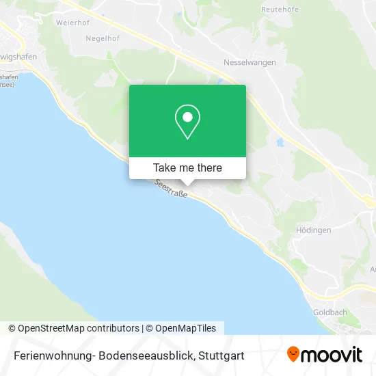 Карта Ferienwohnung- Bodenseeausblick