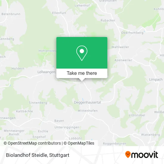 Карта Biolandhof Steidle