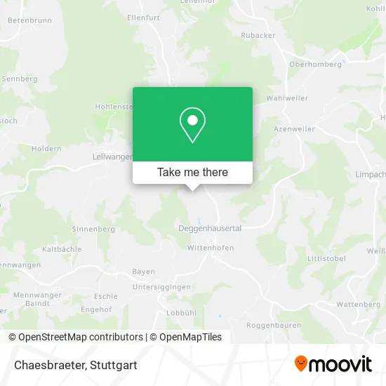 Карта Chaesbraeter