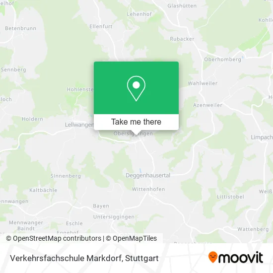Карта Verkehrsfachschule Markdorf