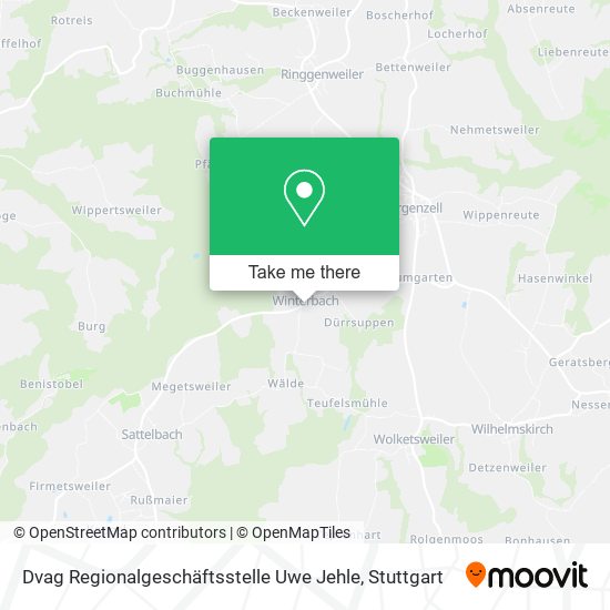 Dvag Regionalgeschäftsstelle Uwe Jehle map