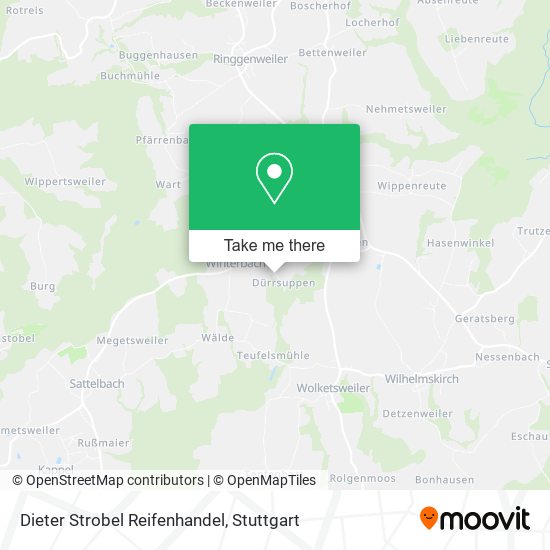 Dieter Strobel Reifenhandel map