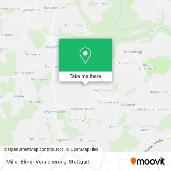 Miller Elmar Versicherung map