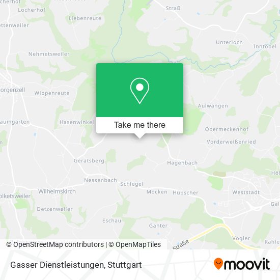 Gasser Dienstleistungen map
