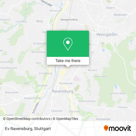 Ev Ravensburg map