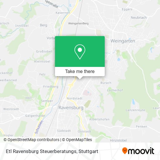 Etl Ravensburg Steuerberatungs map