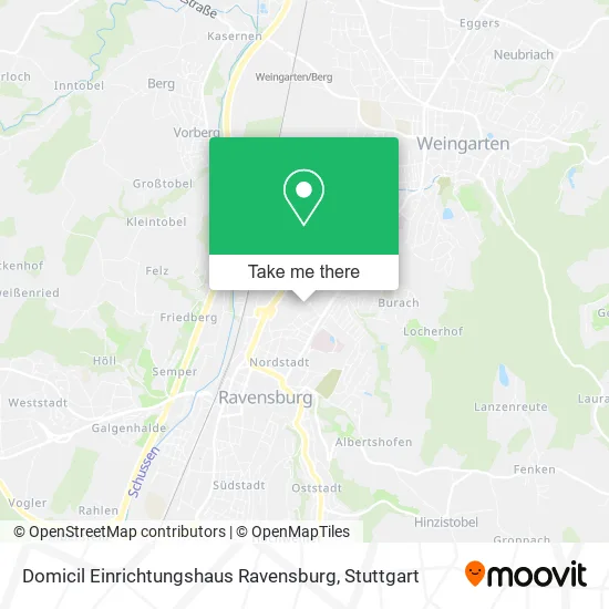Карта Domicil Einrichtungshaus Ravensburg