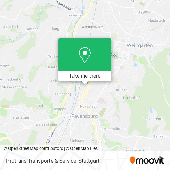 Protrans Transporte & Service map