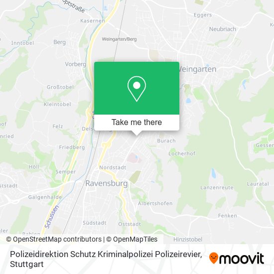 Polizeidirektion Schutz Kriminalpolizei Polizeirevier map