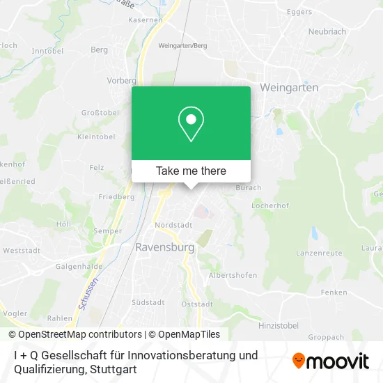 Карта I + Q Gesellschaft für Innovationsberatung und Qualifizierung