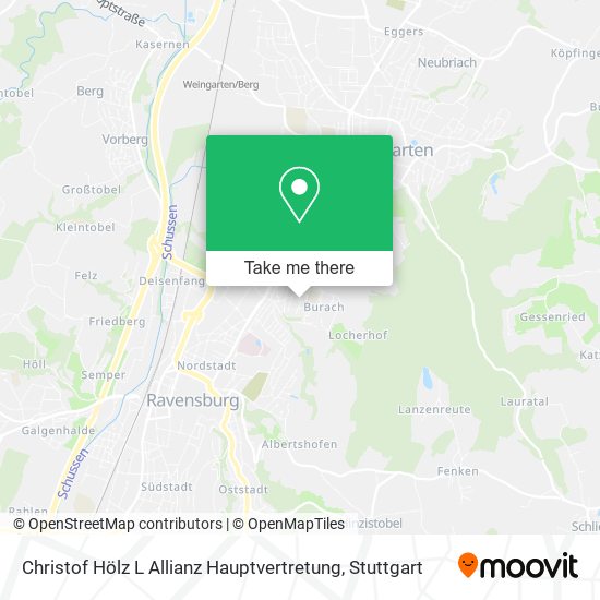 Карта Christof Hölz L Allianz Hauptvertretung