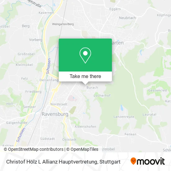 Карта Christof Hölz L Allianz Hauptvertretung