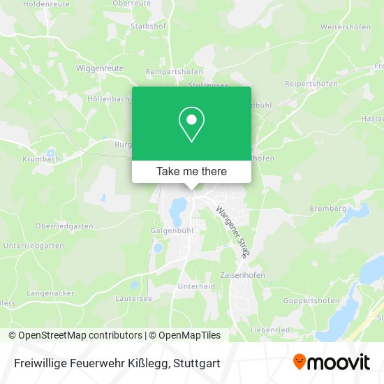 Freiwillige Feuerwehr Kißlegg map