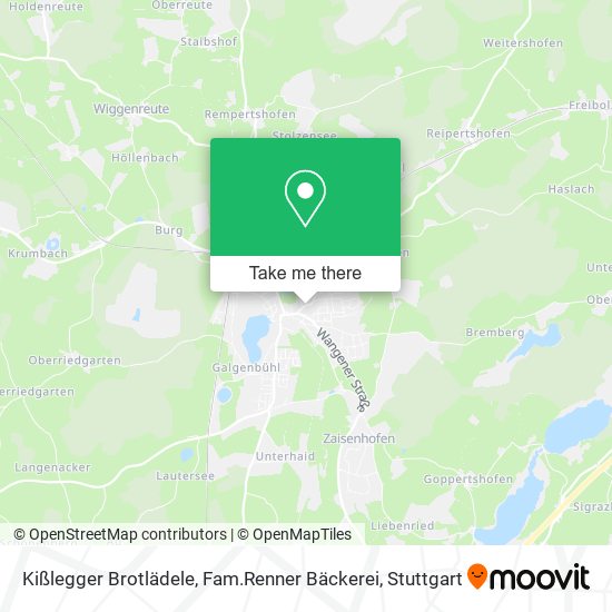 Kißlegger Brotlädele, Fam.Renner Bäckerei map