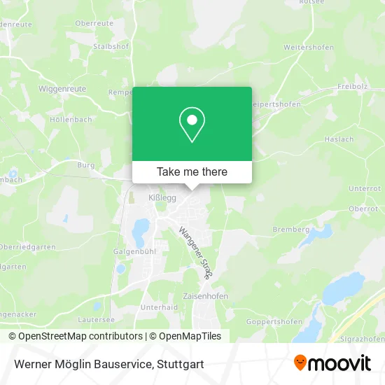 Карта Werner Möglin Bauservice