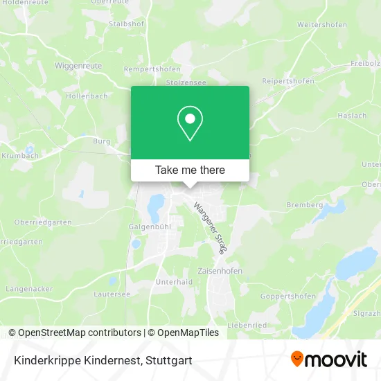 Карта Kinderkrippe Kindernest