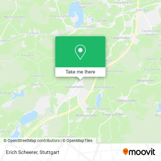 Erich Scheerer map