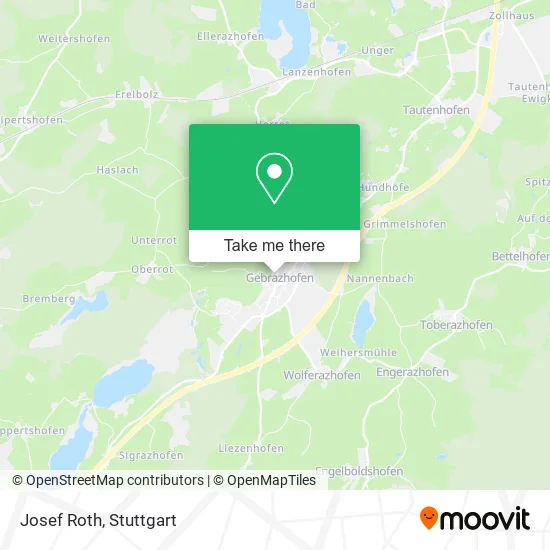 Josef Roth map