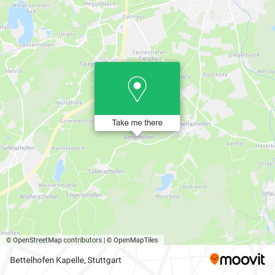 Bettelhofen Kapelle map