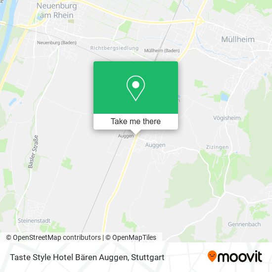 Taste Style Hotel Bären Auggen map