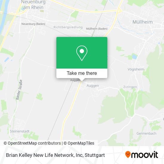 Brian Kelley New Life Network, Inc map