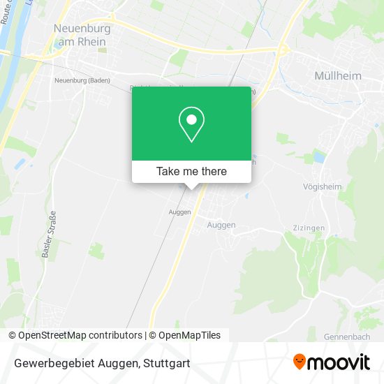 Gewerbegebiet Auggen map