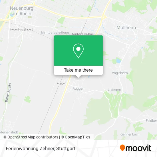 Карта Ferienwohnung Zehner